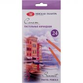 Карандаши пастельные Сонет, 24 цв/наб. 132411521 Карандаши пастельные Сонет, 24 цв/наб. 132411521