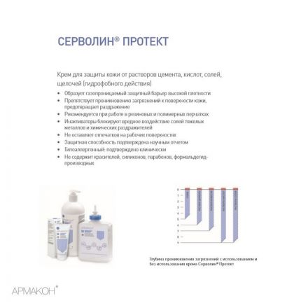 Крем защитный Армакон Серволин Протект гидрофобный для рук 100 мл (1198) Крем защитный Армакон Серволин Протект гидрофобный для рук 100 мл (1198)