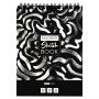 Скетчбук 40л., А5 ArtSpace "Черная линия", на гребне, черный блок, 120г/м2 Скетчбук 40л., А5 ArtSpace "Черная линия", на гребне, черный блок, 120г/м2