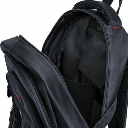 Рюкзак BRAUBERG TITANIUM универсальный, 3 отделения, черный, красные вставки, 45х28х18 см, 226376 Рюкзак BRAUBERG TITANIUM универсальный, 3 отделения, черный, красные вставки, 45х28х18 см, 226376