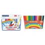 Фломастеры Centropen "Rainbow Kids", 24цв., трехгранные, смываемые, ПВХ Фломастеры Centropen "Rainbow Kids", 24цв., трехгранные, смываемые, ПВХ