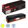 Картридж лазерный Комус 054 H Y жёлтый, повышенной ёмкости для Canon MF645/643/641/623