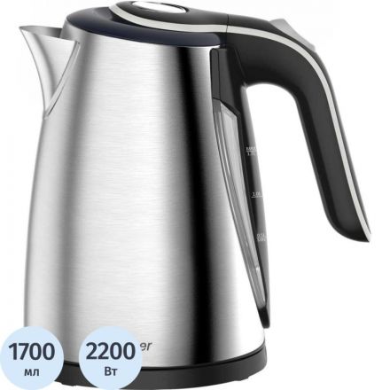 Чайник Pioneer KE562M, металл/черный Чайник Pioneer KE562M, металл/черный