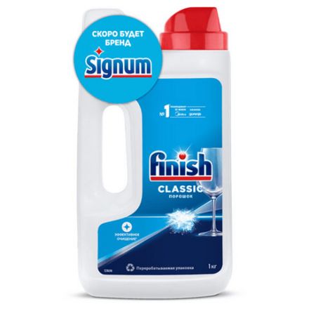 Порошок для мытья посуды в посудомоечных машинах 1 кг, FINISH (Финиш), 3010892 Порошок для мытья посуды в посудомоечных машинах 1 кг, FINISH (Финиш), 3010892