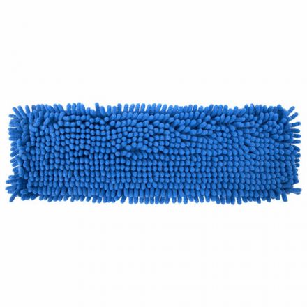 Швабра с флаундером 40 см, черенок 80-120 см, еврорезьба, насадка МОП микрофибра СИНЕЛЬ, индивидуальная упаковка пакет, LAIMA, 606314