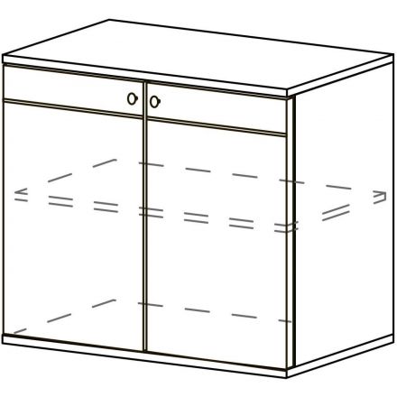 Греденция ZOOM ZOM27540202 дуб шамони светлый