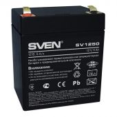 Батарея для ИБП SVEN SV 1250 (12V/5Ah) аккумуляторная Батарея для ИБП SVEN SV 1250 (12V/5Ah) аккумуляторная
