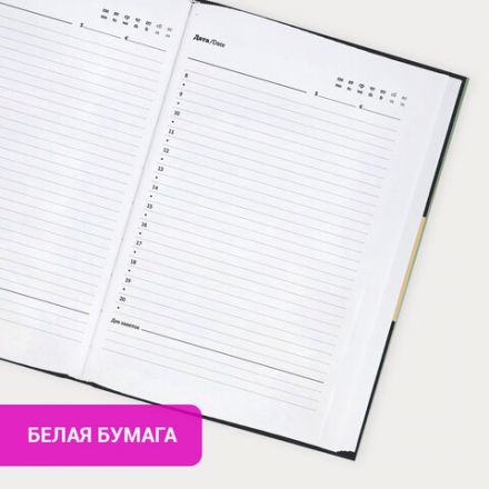 Ежедневник недатированный с резинкой А5 145х203 мм, BRAUBERG, твердый, 160 л., "Secret Emperor", 116304