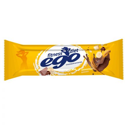 Батончик злаковый Ego fitness Гранола-Банан с мол.шок.,вит.жел.,27гх21шт/уп