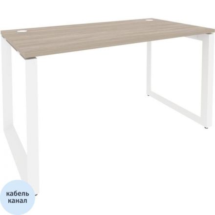 Стол ONIX-О О на металлокаркасе O.MO-SP-3.7 аттик дуб/белый Ш1380