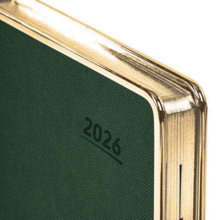Ежедневник датированный 2026 А5 148х218 мм, GALANT "Infinity Gold", под кожу, темно-зеленый, 117504 Ежедневник датированный 2026 А5 148х218 мм, GALANT "Infinity Gold", под кожу, темно-зеленый, 117504