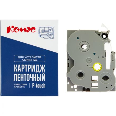 Картридж Комус TZE-253(Brother TZE-253 синий на белом ,24мм/8м) Картридж Комус TZE-253(Brother TZE-253 синий на белом ,24мм/8м)