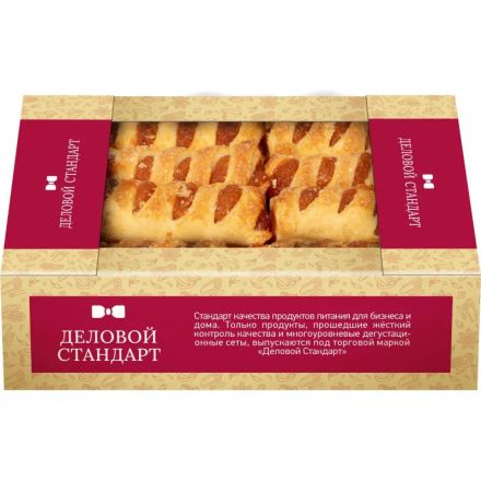 Печенье слоеное Деловой Стандарт с абрикосом, 500г
