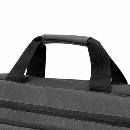 Сумка портфель HEIKKI FORWARD (ХЕЙКИ) с отделением для ноутбука 15,6", темно-серая, 29х40х9 см, 272611