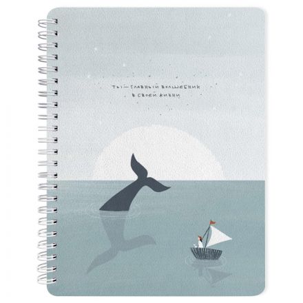 Тетрадь общая А5 120л.клетка,спир,Be Smart,Soul,N3684