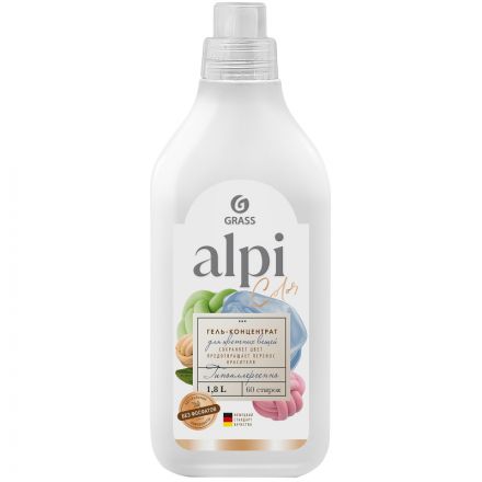 Гель для стирки ALPI конц для цветных вещей 1,8л Гель для стирки ALPI конц для цветных вещей 1,8л