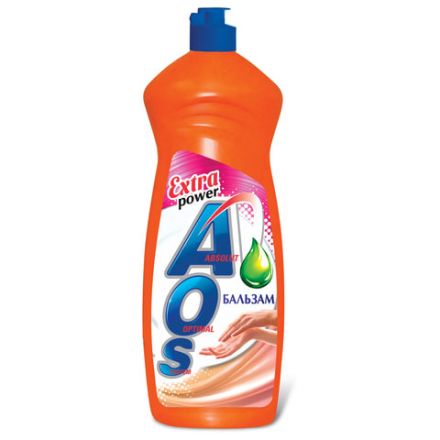 Средство для мытья посуды 900 мл, AOS "Бальзам", 1111-3 Средство для мытья посуды 900 мл, AOS "Бальзам", 1111-3
