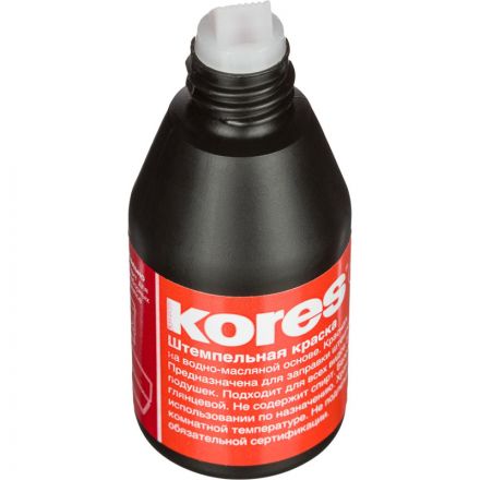 Краска штемпельная Kores красная на водно-масляной основе 28 г