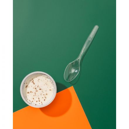 Ложка одноразовая столовая 180мм прозрачная, Комус, ПС, 50шт/уп Ложка одноразовая столовая 180мм прозрачная, Комус, ПС, 50шт/уп