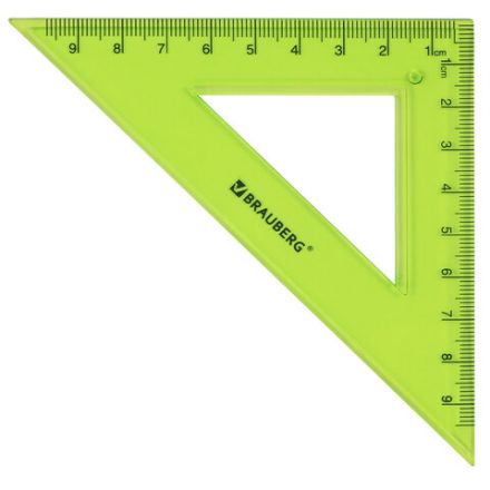 Набор чертежный средний BRAUBERG "FRUITY" (линейка 20 см, 2 треугольника, транспортир), ассорти, пенал, 210771 Набор чертежный средний BRAUBERG "FRUITY" (линейка 20 см, 2 треугольника, транспортир), ассорти, пенал, 210771