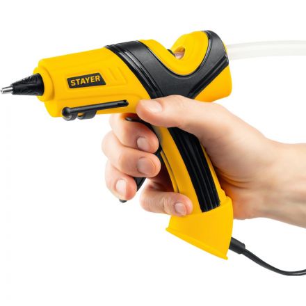 Пистолет клеевой STAYER PRO 11, 70Вт, 11мм, 18 г/мин (0681-20) Пистолет клеевой STAYER PRO 11, 70Вт, 11мм, 18 г/мин (0681-20)
