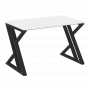 Loft Стол рабочий VR.L-SRZ-2.7 Белый бриллиант/Чёрный металл 1180*720*750