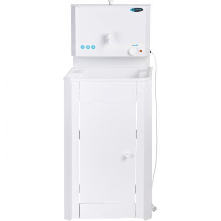 Умывальник дачный TOPFORT SIMPLE с подогревом 15л, пласт мойка, белый