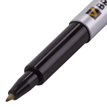 Маркер для CD и DVD BRAUBERG, ЧЕРНЫЙ, тонкий наконечник, 1 мм, 150418 Маркер для CD и DVD BRAUBERG, ЧЕРНЫЙ, тонкий наконечник, 1 мм, 150418