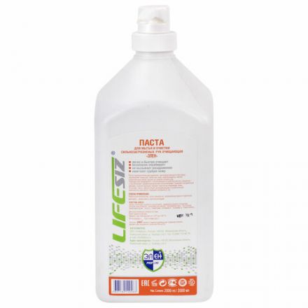 Паста очищающая для рук, 2 л, ЭЛЕН, от сильных загрязнений (жир, битум, строительные смеси) Паста очищающая для рук, 2 л, ЭЛЕН, от сильных загрязнений (жир, битум, строительные смеси)