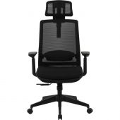Кресло BN_Hg_EChair-520 STC сетка/ткань черный, пластик Кресло BN_Hg_EChair-520 STC сетка/ткань черный, пластик