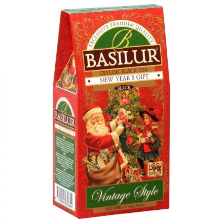 Чай Basilur ВИНТАЖ Новогодний подарок 85гx12 картон НГ артикул 71358-00
