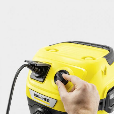 Пылесос хозяйственный KARCHER WD 3 P, мусоросборник 17 л, мощность 1000 Вт, желтый, 1.628-170.0 Пылесос хозяйственный KARCHER WD 3 P, мусоросборник 17 л, мощность 1000 Вт, желтый, 1.628-170.0