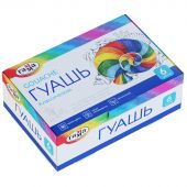 Гуашь Гамма "Классическая", 06 цветов, 20мл, картон. упаковка Гуашь Гамма "Классическая", 06 цветов, 20мл, картон. упаковка