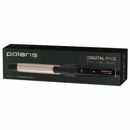 Щипцы для завивки волос POLARIS PHS 2533KT Digital PRO, диаметр 25 мм, 5 режимов нагрева 120-200 °С, керамика, 64476 Щипцы для завивки волос POLARIS PHS 2533KT Digital PRO, диаметр 25 мм, 5 режимов нагрева 120-200 °С, керамика, 64476