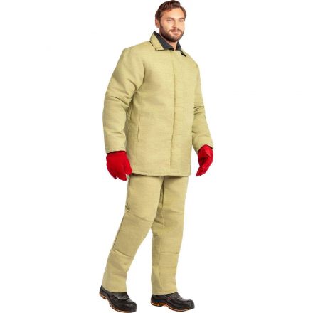 Костюм сварщика брезентовый утепл. КБР (арт.КС02ПР) 44-46/170-176