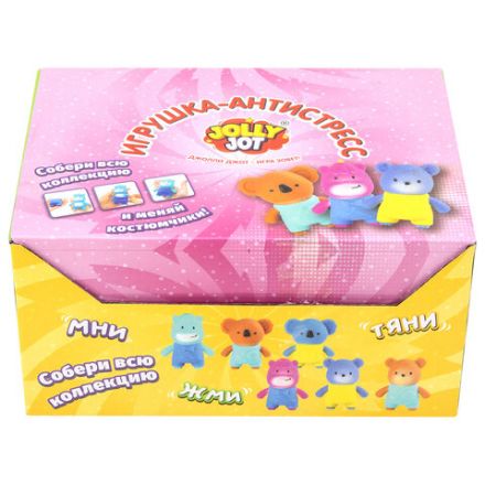 Игрушка-антистресс "ЖИВОТНЫЕ В КОСТЮМЧИКЕ", ассорти 6 видов, дисплей, JOLLY JOT (ДЖОЛЛИ ДЖОТ), 665787 Игрушка-антистресс "ЖИВОТНЫЕ В КОСТЮМЧИКЕ", ассорти 6 видов, дисплей, JOLLY JOT (ДЖОЛЛИ ДЖОТ), 665787