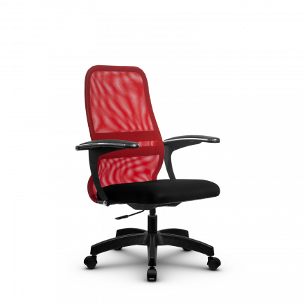 Кресло Метта SU-CM-8P красное/черное Pl