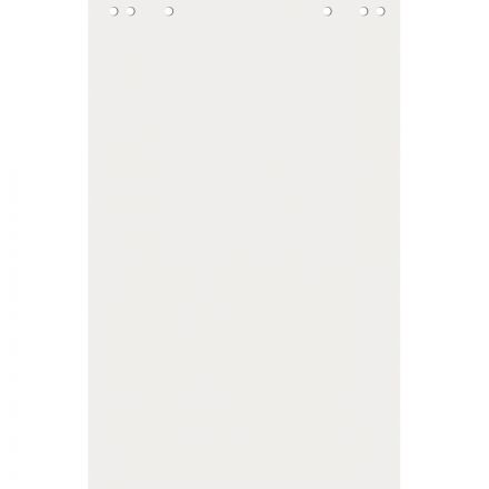 Бумага для флипчартов 20л блок белый, 5 шт/уп  575x900мм 65гр