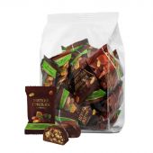 Конфеты шоколадные Мягкий грильяж с изюмом, 500г Конфеты шоколадные Мягкий грильяж с изюмом, 500г