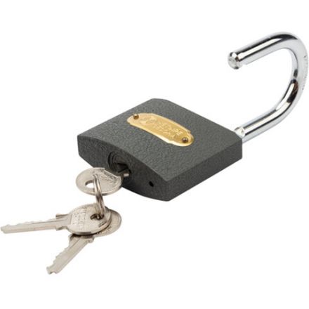 Замок навесной, ширина 60 мм, чугун, дужка d-8,4 мм, английский, 3 ключа, в блистере, 79-0006 Замок навесной, ширина 60 мм, чугун, дужка d-8,4 мм, английский, 3 ключа, в блистере, 79-0006