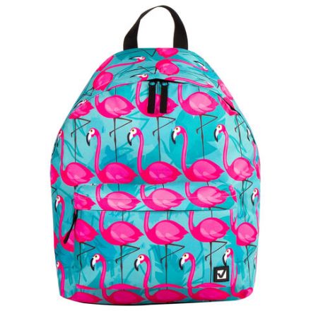 Рюкзак BRAUBERG СИТИ-ФОРМАТ универсальный, "Flamingo", разноцветный, 41х32х14 см, 228854 Рюкзак BRAUBERG СИТИ-ФОРМАТ универсальный, "Flamingo", разноцветный, 41х32х14 см, 228854