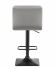 Стул барный DOBRIN DOMINIC, серый велюр (MJ9-75) Стул барный DOBRIN DOMINIC, серый велюр (MJ9-75)
