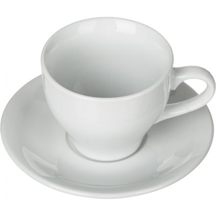 Чайная пара Collage 150мл фарфор, белый , фк190