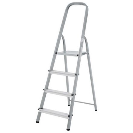 Стремянка сталь / алюминий 4 ступени, высота площадки 0,81м, дуга 0,6м, площадка 26х26см, до 150кг, вес 5,2кг НОВАЯ ВЫСОТА, 1130104 Стремянка сталь / алюминий 4 ступени, высота площадки 0,81м, дуга 0,6м, площадка 26х26см, до 150кг, вес 5,2кг НОВАЯ ВЫСОТА, 1130104