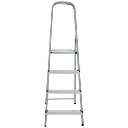 Стремянка сталь / алюминий 4 ступени, высота площадки 0,81м, дуга 0,6м, площадка 26х26см, до 150кг, вес 5,2кг НОВАЯ ВЫСОТА, 1130104 Стремянка сталь / алюминий 4 ступени, высота площадки 0,81м, дуга 0,6м, площадка 26х26см, до 150кг, вес 5,2кг НОВАЯ ВЫСОТА, 1130104