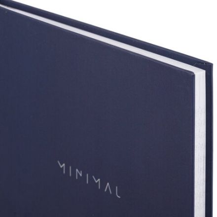 Блокнот А5 134х206 мм, 80 л., твёрдый, клетка, BRAUBERG "Minimal", синий, 116439 Блокнот А5 134х206 мм, 80 л., твёрдый, клетка, BRAUBERG "Minimal", синий, 116439