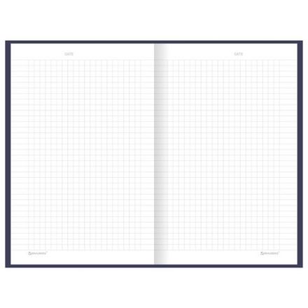 Блокнот А5 134х206 мм, 80 л., твёрдый, клетка, BRAUBERG "Minimal", синий, 116439 Блокнот А5 134х206 мм, 80 л., твёрдый, клетка, BRAUBERG "Minimal", синий, 116439
