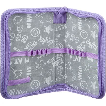 Пенал №1School Heart 1отд., софт тач,190x110 мм,ПКК 03-6