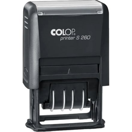 Датер автомат.со своб.полем пласт. S260 24х45мм,дата 4мм(аналог 4750) Colop