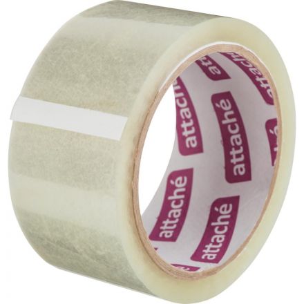 Клейкая лента упаковочная ATTACHE 48мм х 60м 40мкм прозрачная 6 шт/уп Клейкая лента упаковочная ATTACHE 48мм х 60м 40мкм прозрачная 6 шт/уп